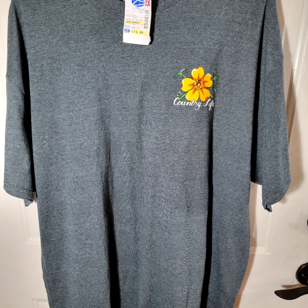 COPY - Country Life grey tee for women